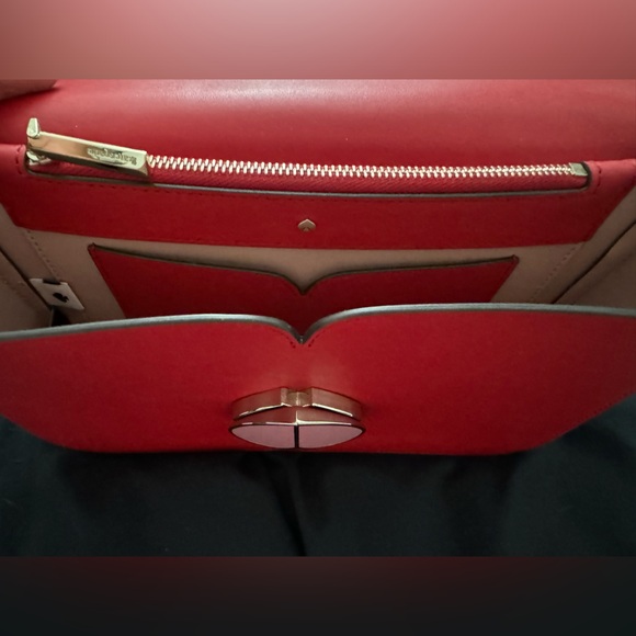 Kate spade Nicola twist lock medium shoulder bag hot chili - Picture 6 of 7